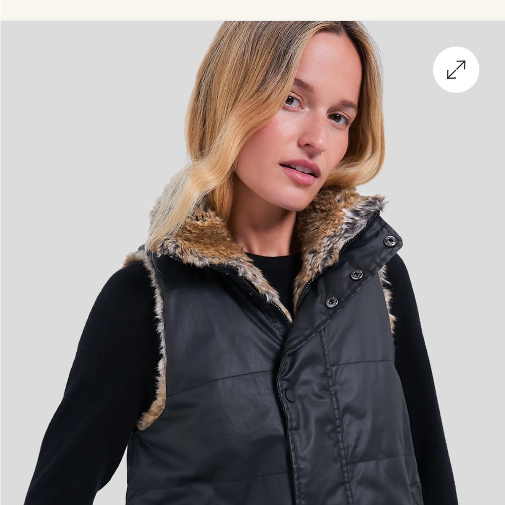 Tuckernuck Emilia Wax Fur Reversible Vest